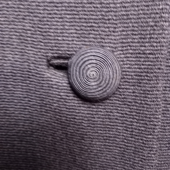 Vintage (1950's) Holly Gab Wool Coat w/Gray Mink Fur Collar - Picture 5 of 8